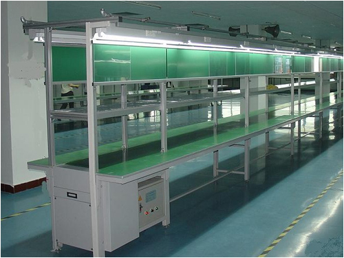 长条工作台装配线