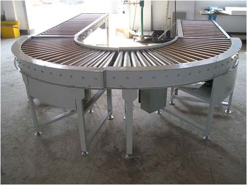 180°转弯滚筒线