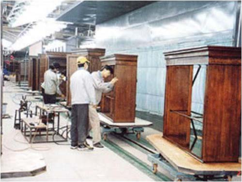 衣柜涂装生产线